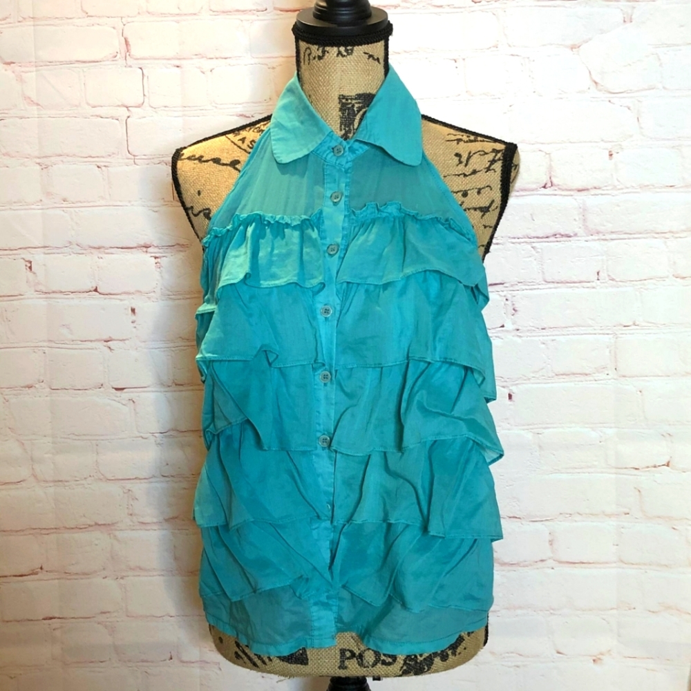 B_envied Green Blouse
